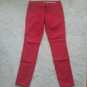 Red jeggings